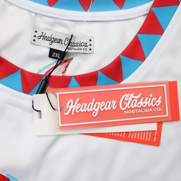 Jaws Basketball Jersey NWT Mens 2XL XXL Headgear Classics 1975 Shark Movie HGC - Picture 9 of 16